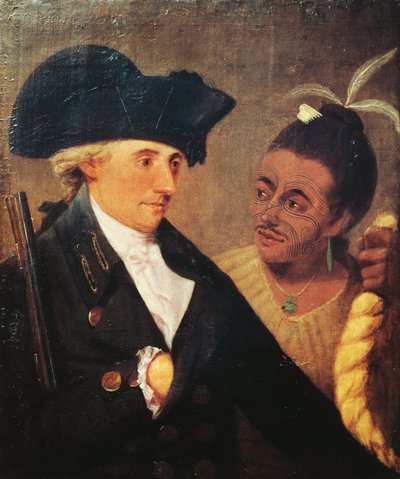 Portrett av kaptein Charles Clerke (1741-1779), engelsk kaptein og reisefølge av James Cook (1728-1779). Maleri av Nathaniel Dance-Holland (1735-1811) av Nathaniel Dance Holland