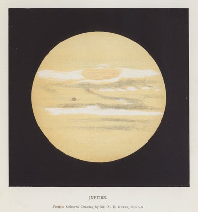 Jupiter (farge litho) av Nathaniel Everett Green