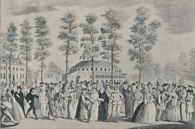 Jubileumsballet i Ranelagh Gardens, 26. april 1749, 1920 av Nathaniel Parr