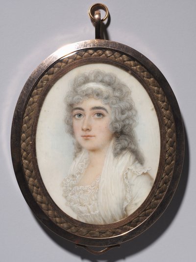 Portrett av en kvinne, ca. 1795. av Nathaniel Plimer