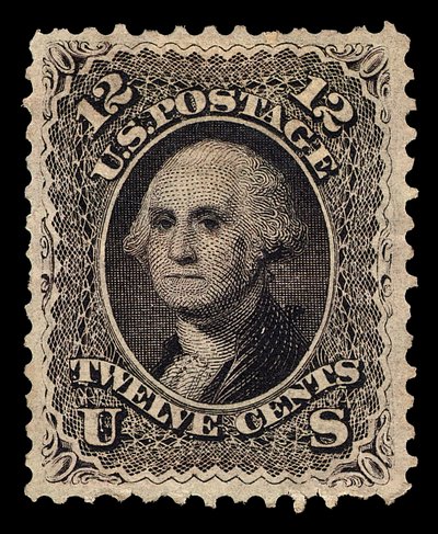 12c Washington singel, 1861. av National Bank Note Company