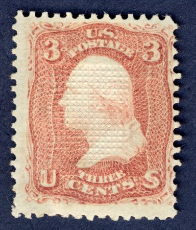 3c Washington E Grill singel, 1868. av National Bank Note Company
