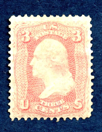 3c Washington singel, 17. august 1861. av National Bank Note Company