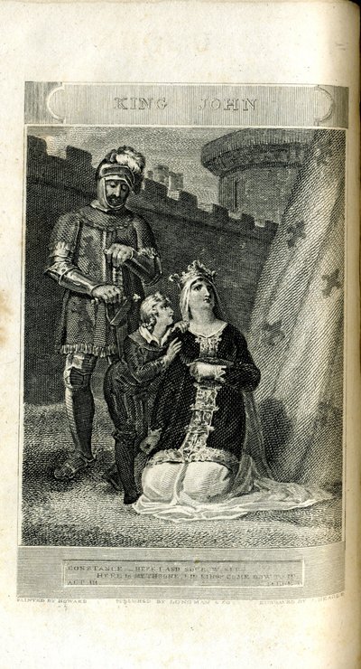 King John av William Shakespeare. Fremført i Covent Garden lørdag 20. april 1811 av Neagle