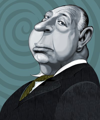 Alfred Hitchcock, 2022 (digital) av Neale Osborne