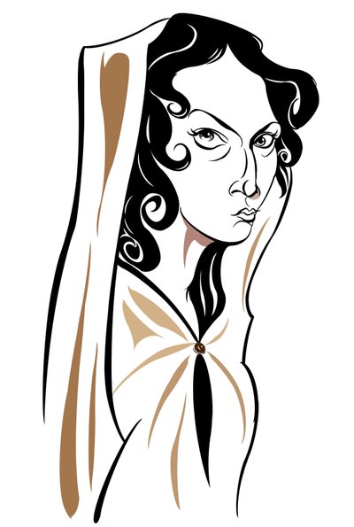 Anne Bronte, 2019 (digital) av Neale Osborne