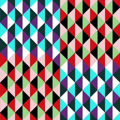Dekorativ tekstildesign, 2016 (digital) av Neale Osborne