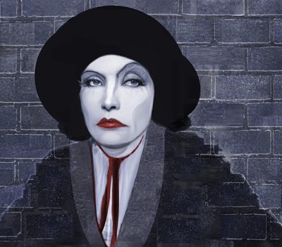 Greta Garbo, 2021 (digitalt) av Neale Osborne