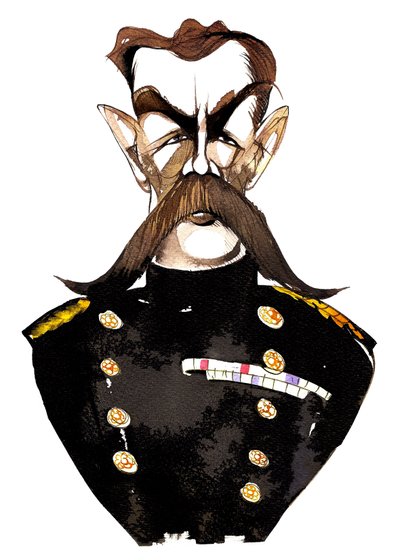 Irskfødt, britisk feltmarskalk, First Earl Kitchener av Neale Osborne