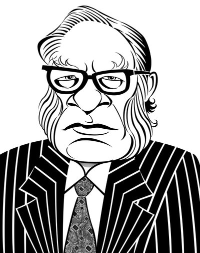 Isaac Asimov, 2019 (digital) av Neale Osborne
