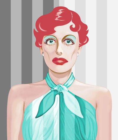 Joan Crawford, 2021 (digital) av Neale Osborne