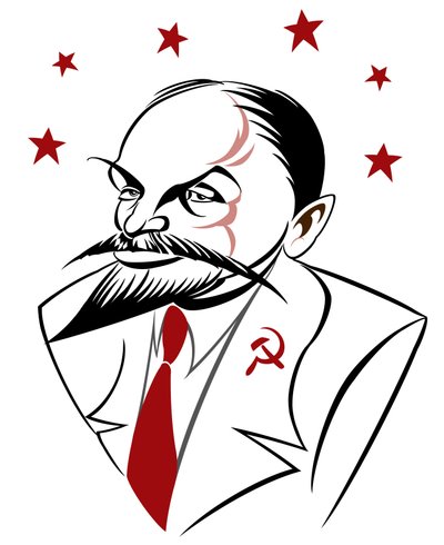 Lenin, 2019 (digital) av Neale Osborne