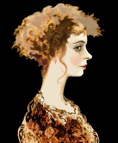 Lillian Gish, 2022 (digital) av Neale Osborne