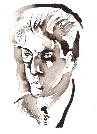 Luigi Dallapiccola, 2025 (blekk) av Neale Osborne