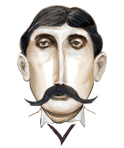 Marcel Proust, 2021 (digitalt) av Neale Osborne