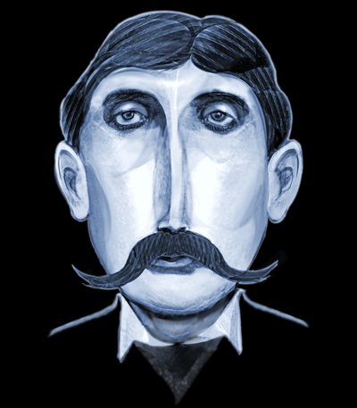 Marcel Proust, 2021 (digitalt) av Neale Osborne