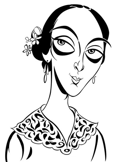 Pauline Viardot, 2019 (digital) av Neale Osborne
