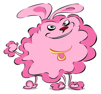Pompom Puddel - karikatur av Neale Osborne