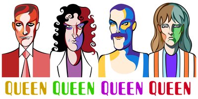 Queen, 2023 (digital) av Neale Osborne