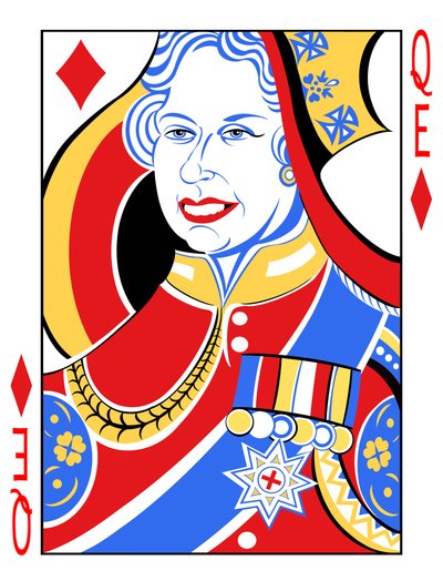 Dronning Elizabeth II 2012, av Neale Osborne av Neale Osborne