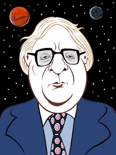 Ray Bradbury, 2019 (digital) av Neale Osborne