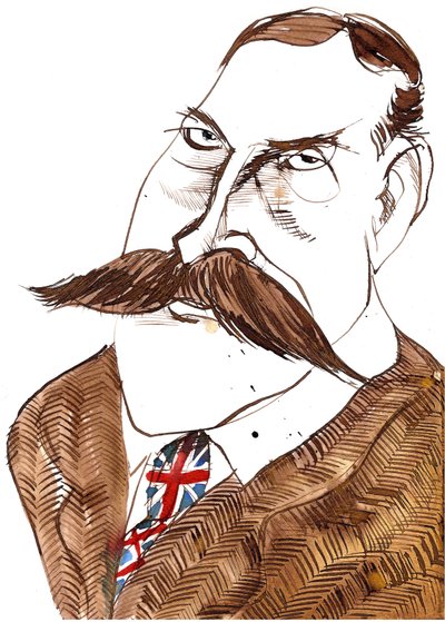 Sir Edward Elgar, 2022 (blekk) av Neale Osborne