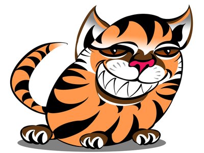 Tigerkatt - tegneserie av Neale Osborne