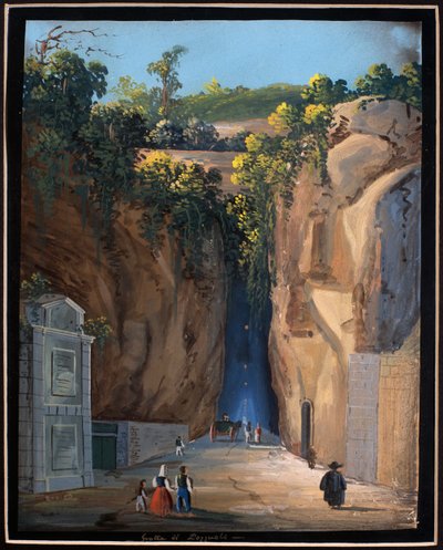 Hule i Pozzuoli (gouache) av Neapolitan School