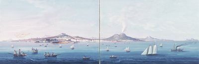 Napolibukten av Neapolitan School