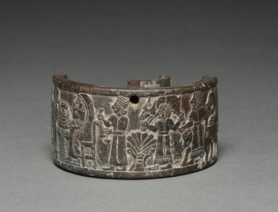 Bankettpyxis, 800–750 f.Kr. (steatitt) av Neo Hittite