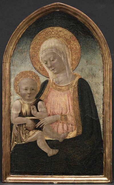 Jomfru og barn, ca. 1460. av Neri de Bicci