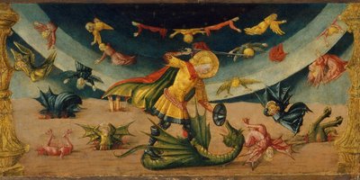 Sankt Mikael og dragen av Neri di Bicci