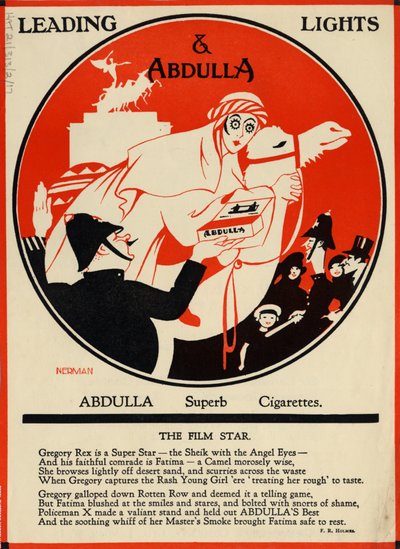 Abdulla-sigaretter, 1920-tallet av Nerman