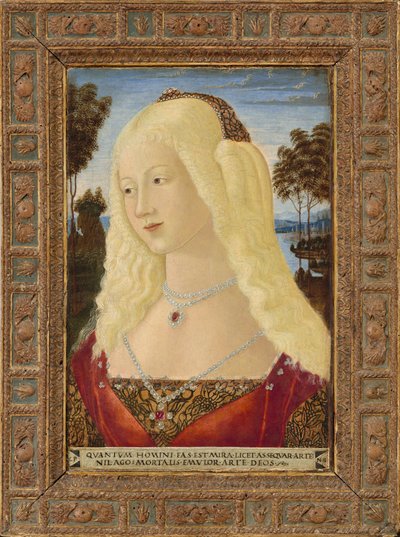 Portrett av en dame, ca. 1485. av Neroccio de Landi
