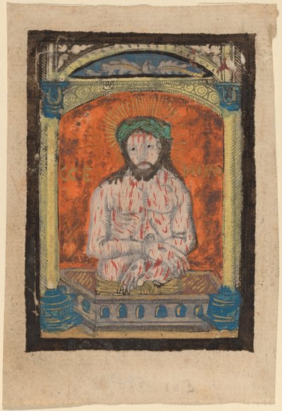 Kristus som sorgens mann av Netherlandish 15th Century