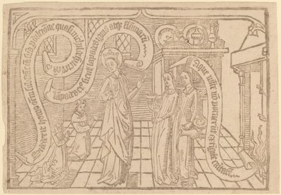 Side fra "Song of Songs": 2. utgave av Netherlandish 15th Century