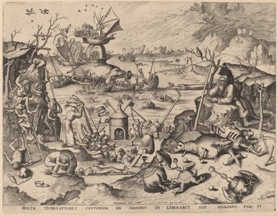 Sankt Anthonys fristelse av Netherlandish 16th Century after Hieronymus Bosch, Hieronymus Cock