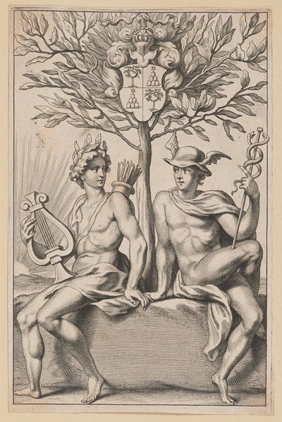 Tittelside for Philomathi Musae Juveniles av Netherlandish 17th Century after Sir Peter Paul Rubens