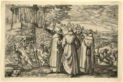 Allegori om nederlaget til hertugen av Alva ved Brielle, 1580 av Netherlandish School