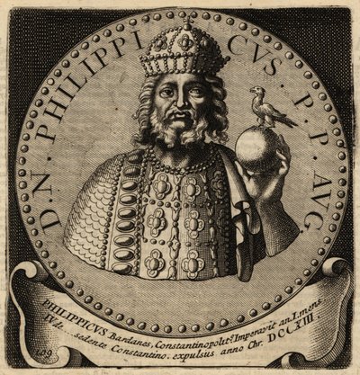 Den bysantinske keiseren Philippikos. av Netherlandish School
