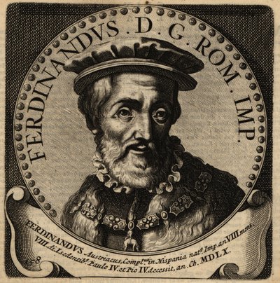 Den hellige romerske keiser Ferdinand I. av Netherlandish School