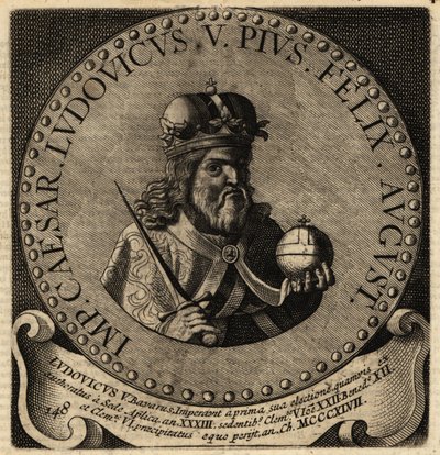 Den hellige romerske keiser Ludvig IV. av Netherlandish School