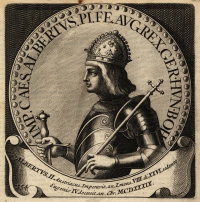 Kong Albert II av Tyskland. av Netherlandish School