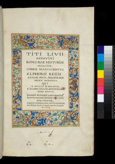 Fru 344. Livy, fra grunnleggelsen av byen av Netherlandish School