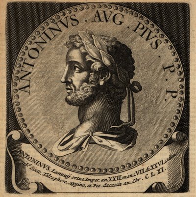 Portrett av den romerske keiseren Antoninus Pius. av Netherlandish School