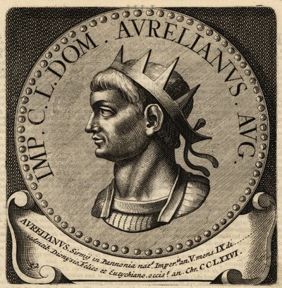 Portrett av den romerske keiseren Aurelian. av Netherlandish School