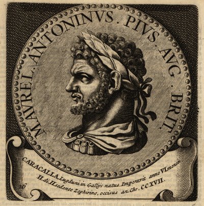 Portrett av den romerske keiseren Caracalla. av Netherlandish School