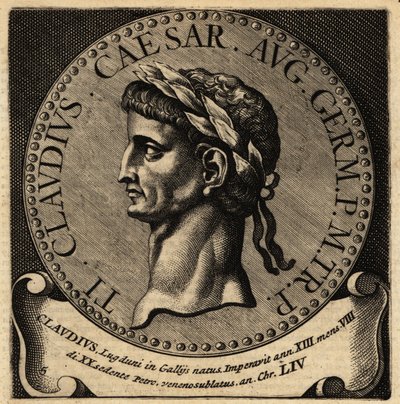 Portrett av den romerske keiseren Claudius. av Netherlandish School