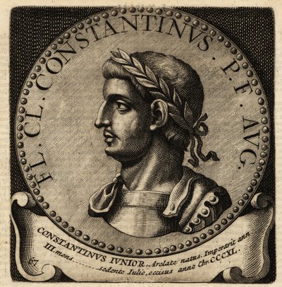 Portrett av den romerske keiseren Konstantin II. av Netherlandish School