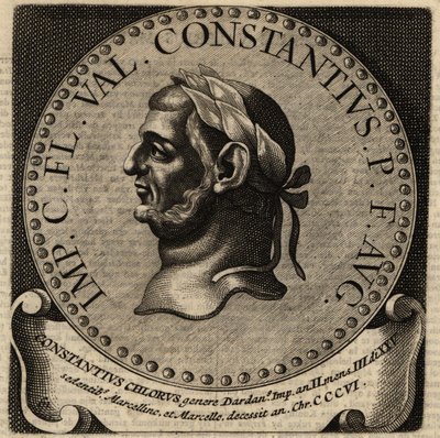 Portrett av den romerske keiseren Constantius I. av Netherlandish School